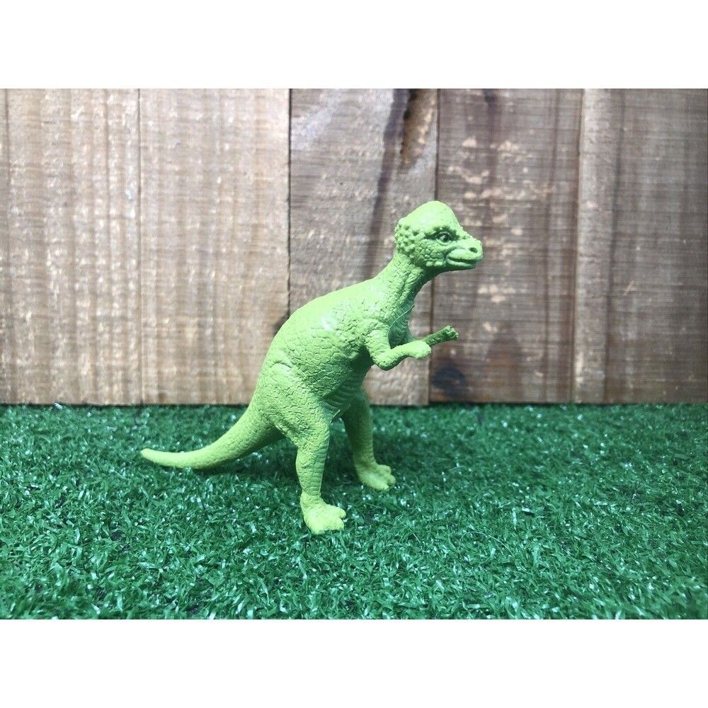 Vintage Plastic Dinosaur Lime Green